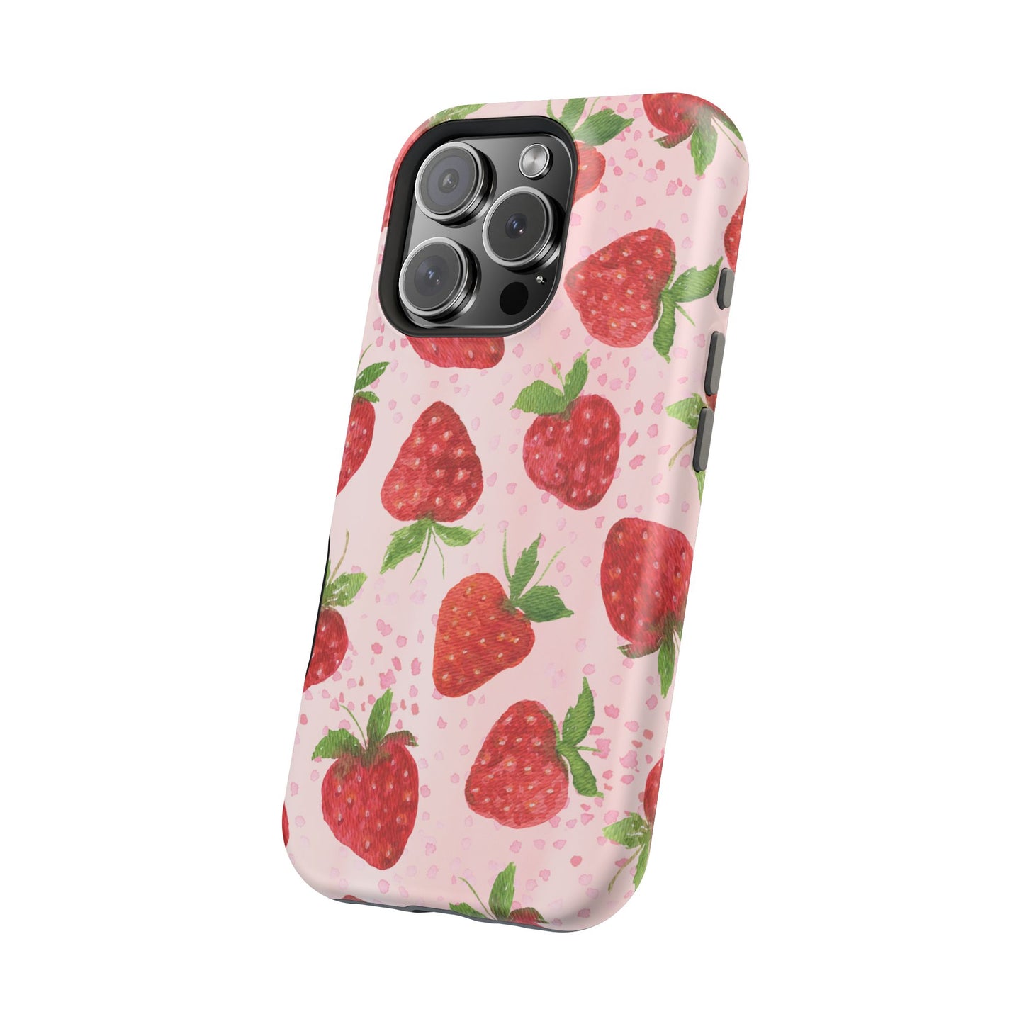 Strawberry Magnetic Phone Case - Durable & Stylish