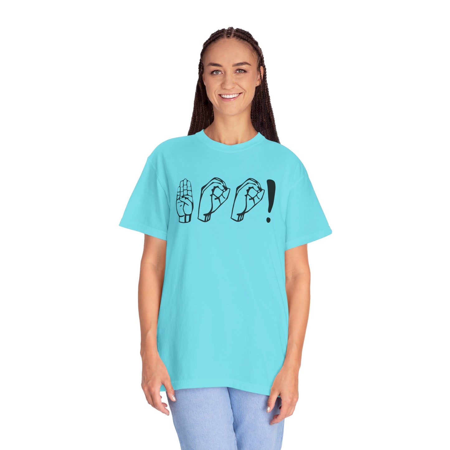 Boo! Unisex Hand Sign T-Shirt, Casual Wear, Gift for Friends, Birthday Gift, Cool Outfit, Fun Graphic Tee