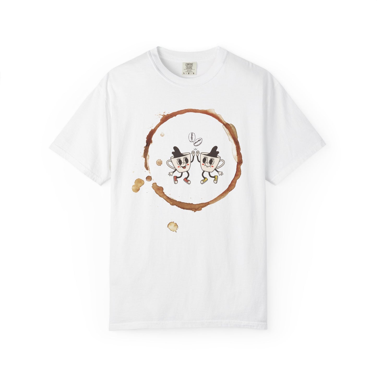 Coffee Friends Unisex Garment-Dyed T-Shirt | Fun Casual Wear for Coffee Lovers