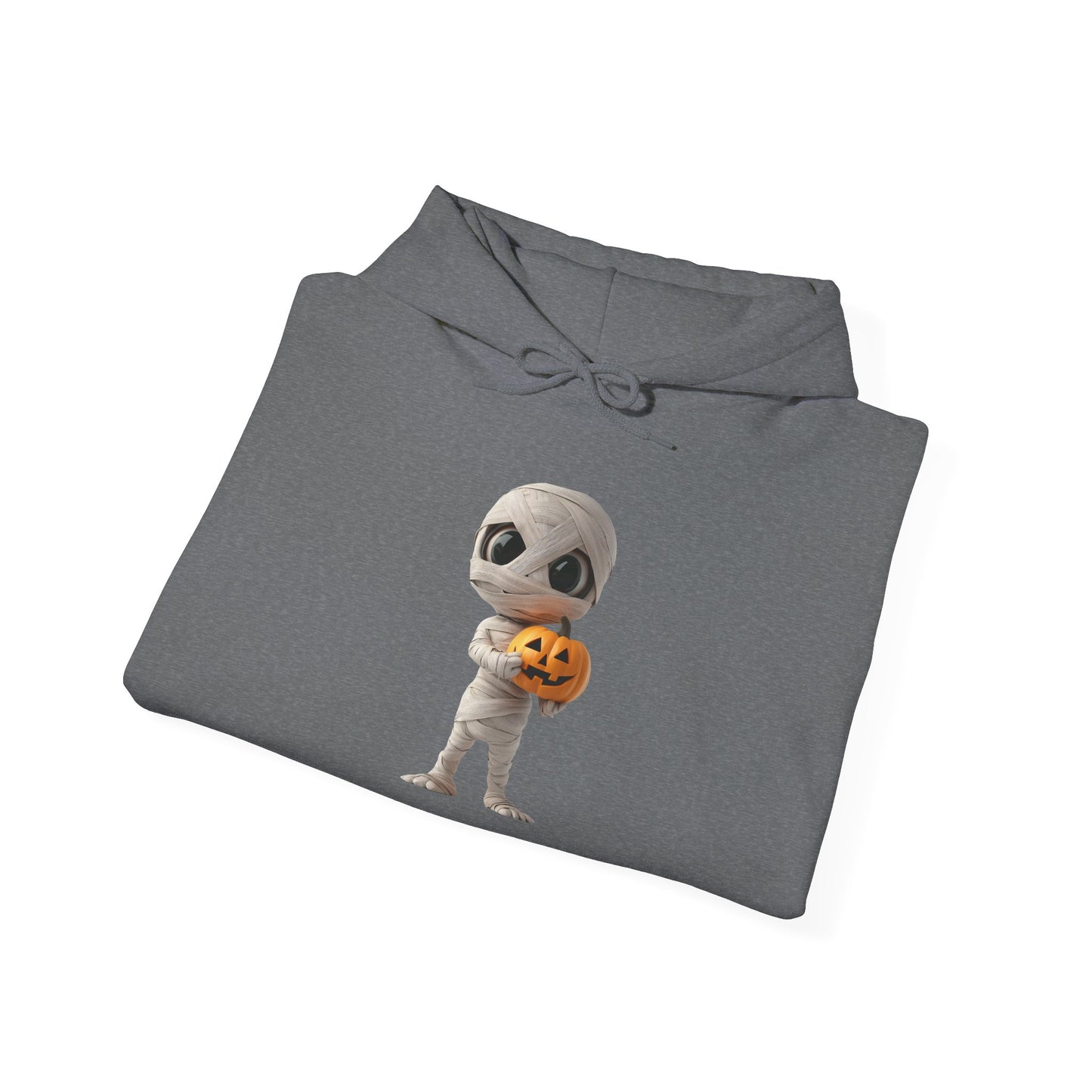 Halloween Mummy Pumpkin Sweatshirt | Unisex Cozy Hoodie for Fall Celebrations, Customizable Gift, Trick or Treat Wear, All-Season Comfort