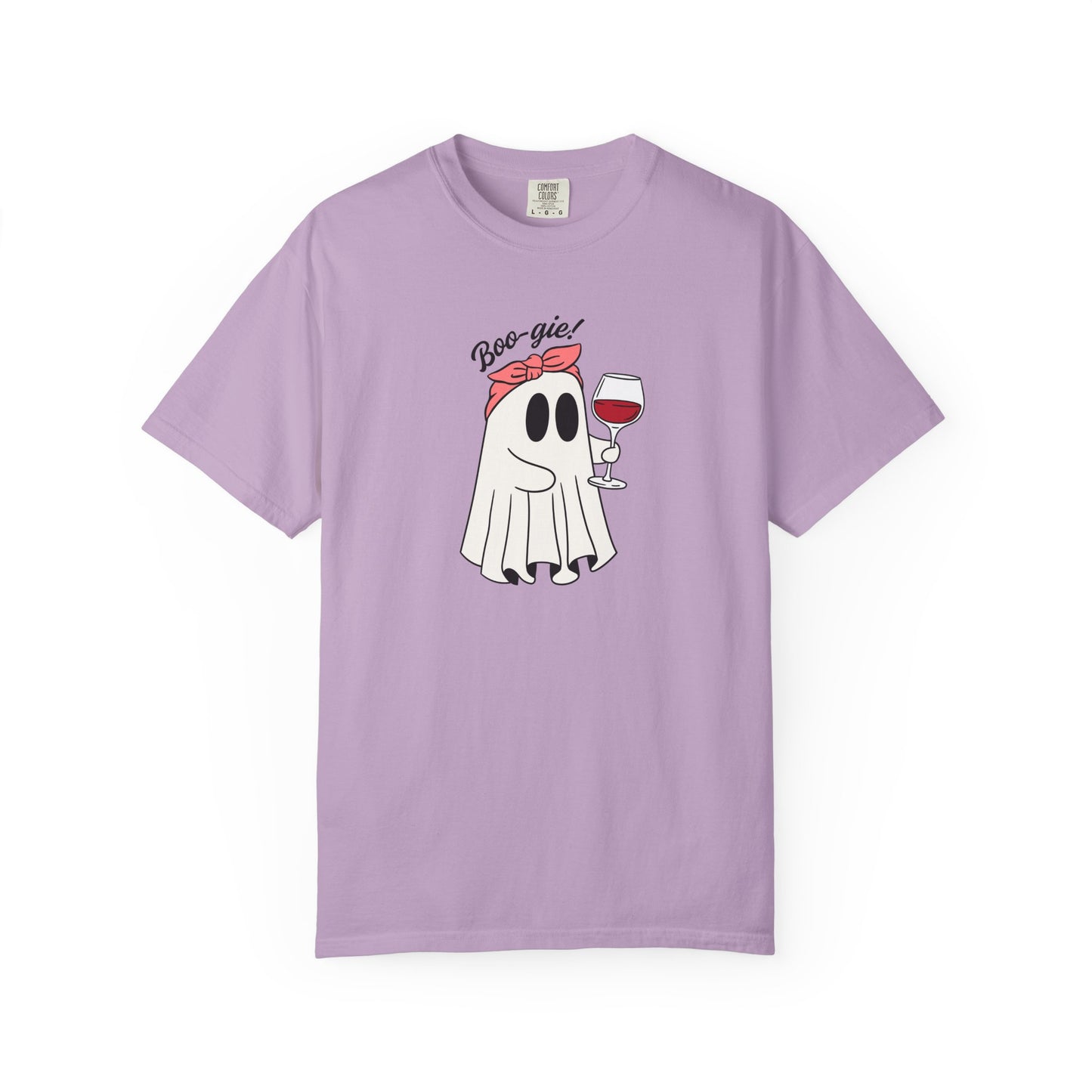 Ghostie Wine T-Shirt | Fun Unisex Tee for Halloween Parties, Casual Wear, Gifts for Wine Lovers, Spooky Celebrations, Cozy Weather