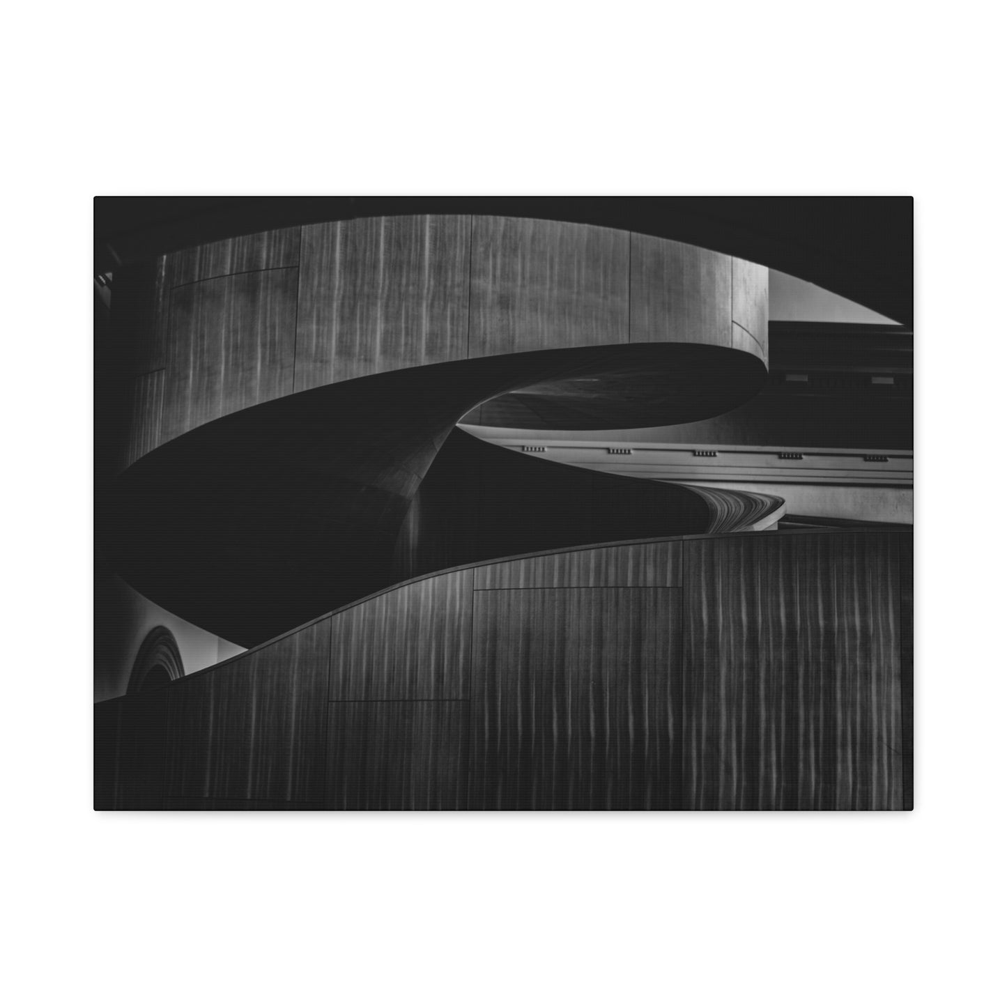 Stylish Matte Canvas Wall Art, Modern Home Decor, Black and White Artwork, Abstract Canvas Print, Contemporary Living Room Decor