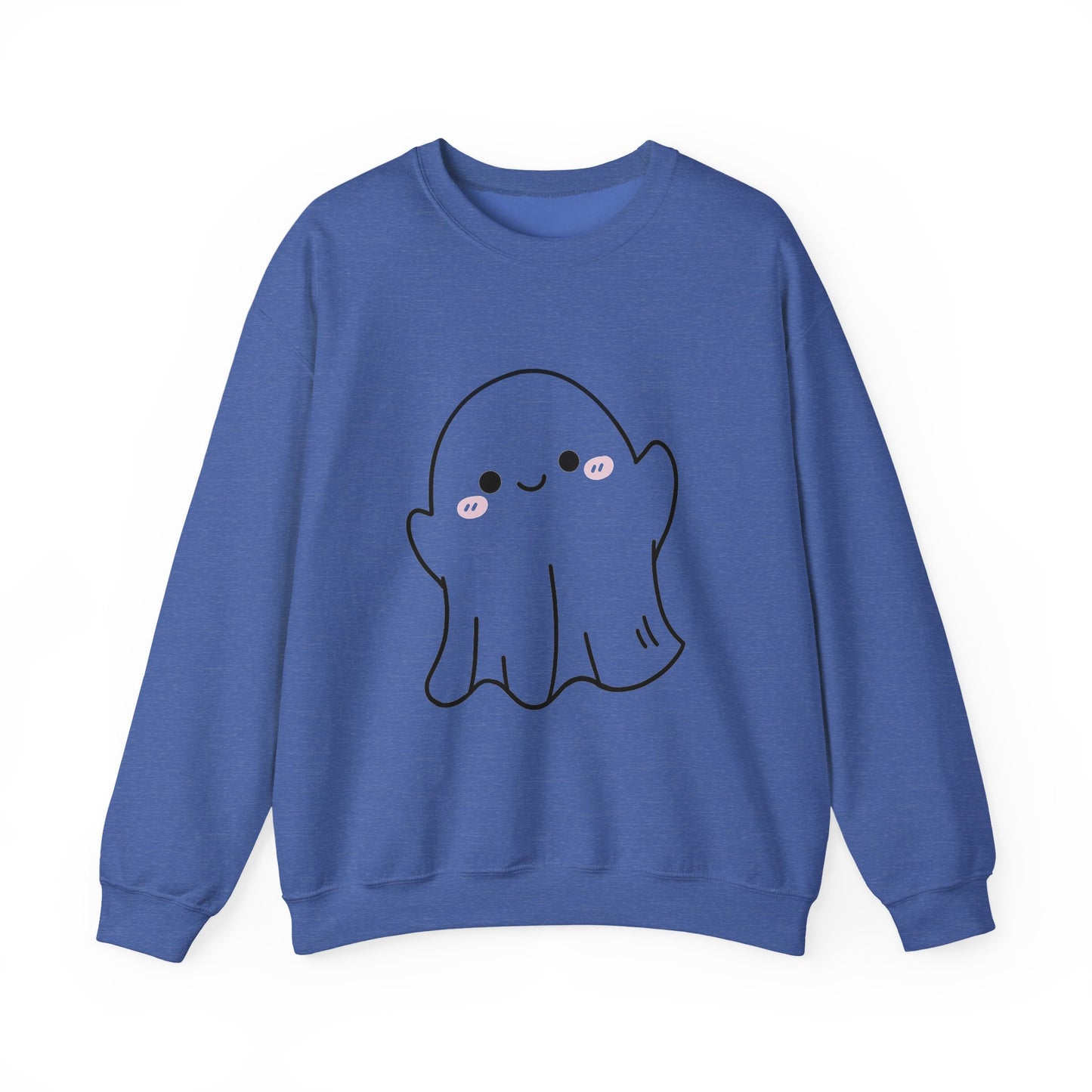 Ghosty Unisex Crewneck Sweatshirt, Halloween Gift, Cozy Pullover, Fall Fashion, Spooky Season Sweatshirt, Casual Wear