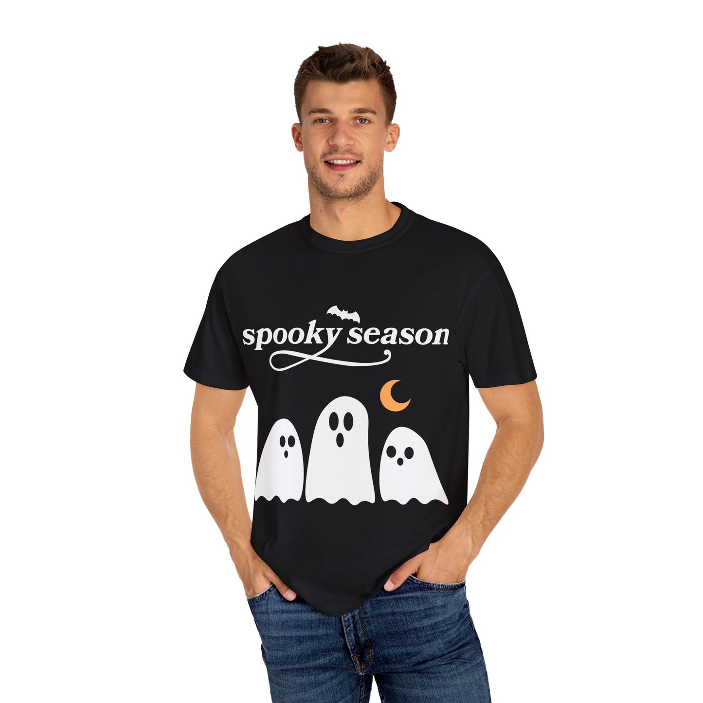Spooky Season Ghost T-Shirt for Halloween