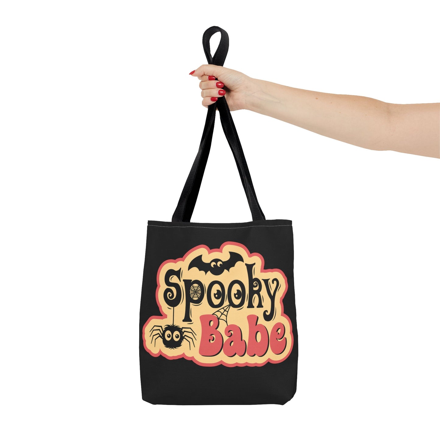 Spooky Babe Tote Bag | Halloween Shopper, Gift Bag, Eco-Friendly, Trick or Treat Bag, Halloween Decor