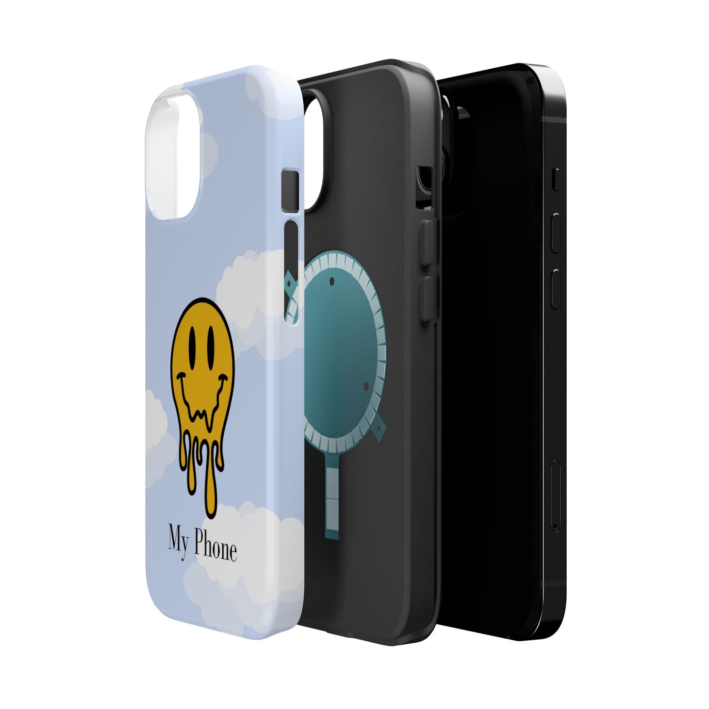 Drippy Smiley Magnetic Tough Case for iPhone - Personalized Phone Protection with Playful Design