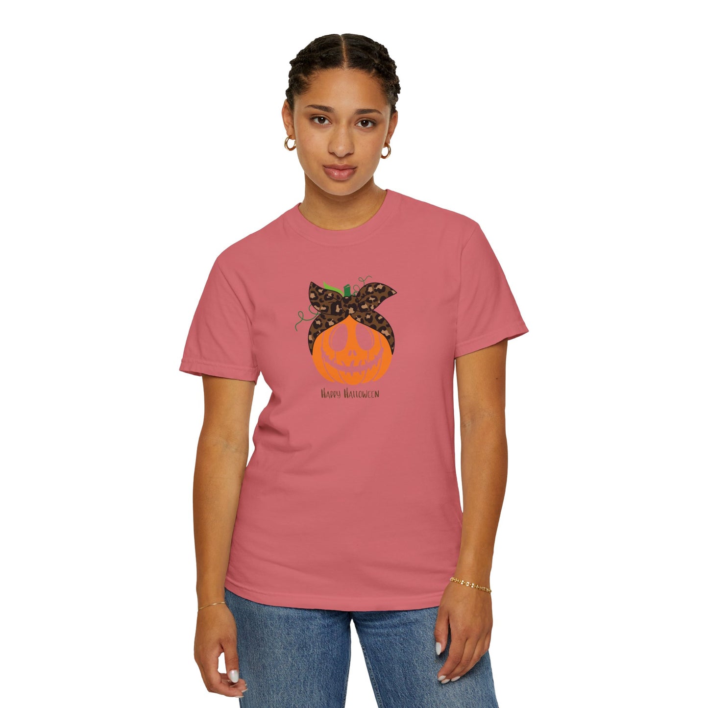 Happy Halloween Pumpkin T-Shirt, Fall Fashion Tee, Unisex Graphic Tee, Casual Halloween Apparel, Spooky Season Shirt, Halloween Gift