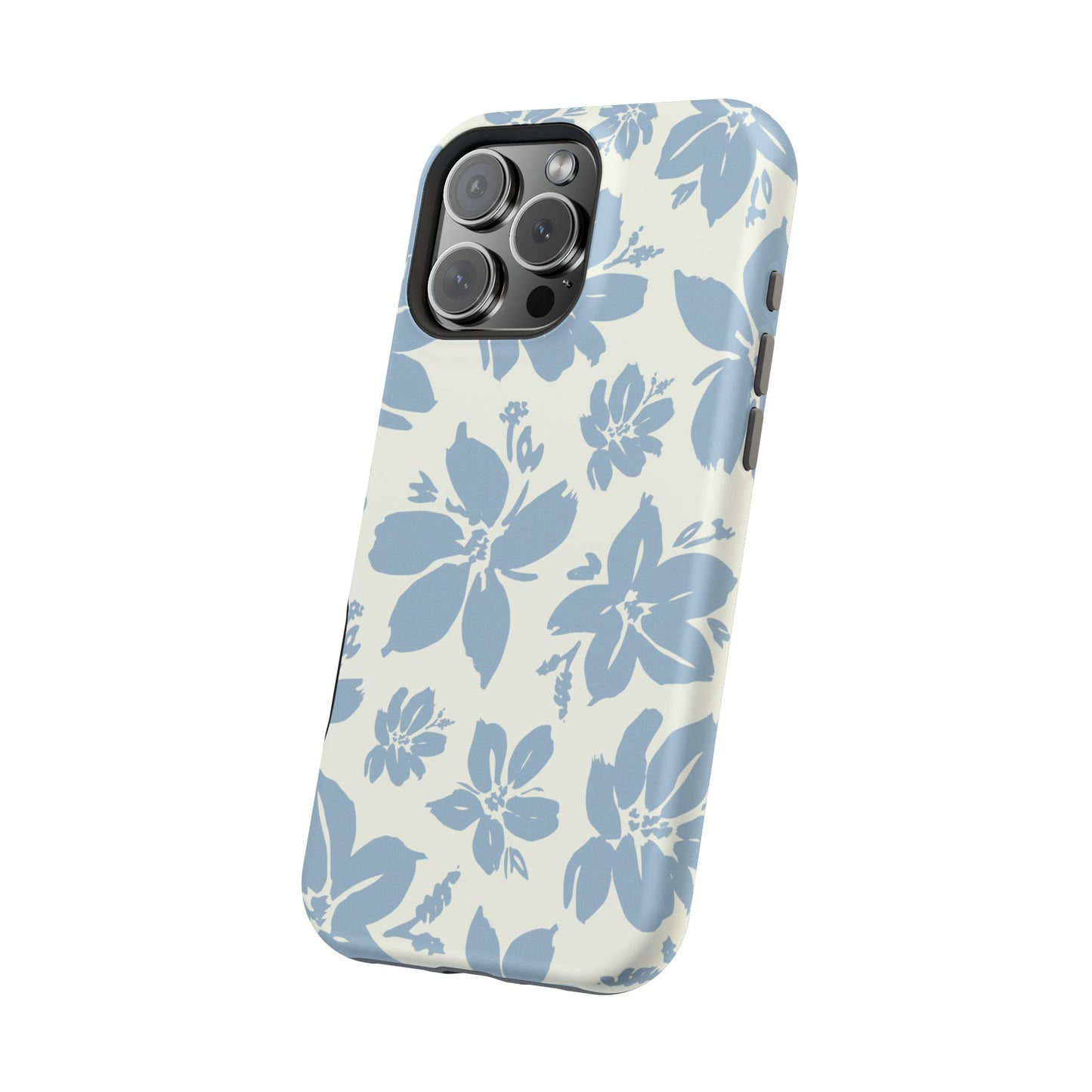 Floral Magnetic Tough Case - Stylish Protection for Your Phone