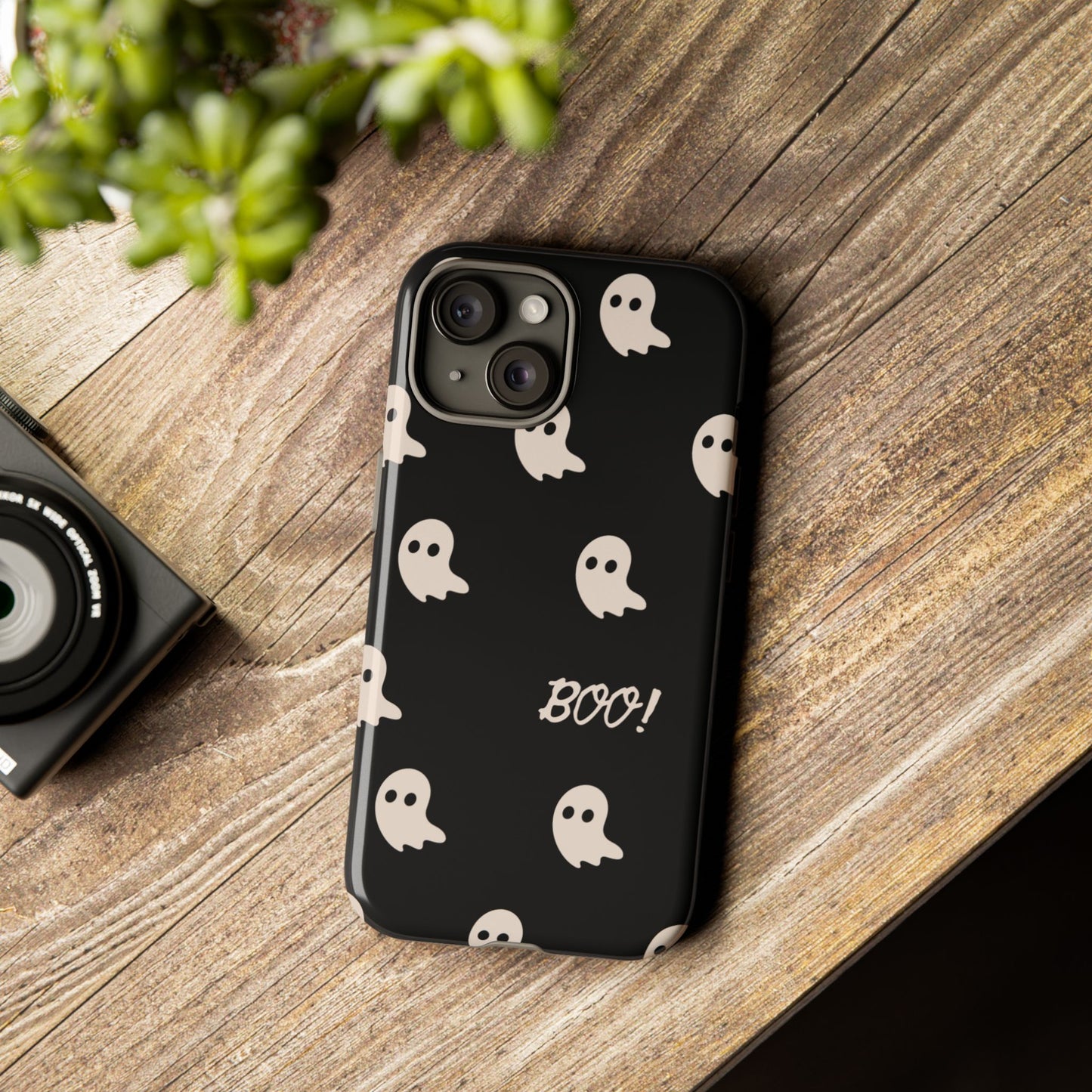 Ghost Pattern Phone Case - Halloween Accessory, Spooky Decor, Gift Idea, Cute Ghosts, Fun Case for All Ages
