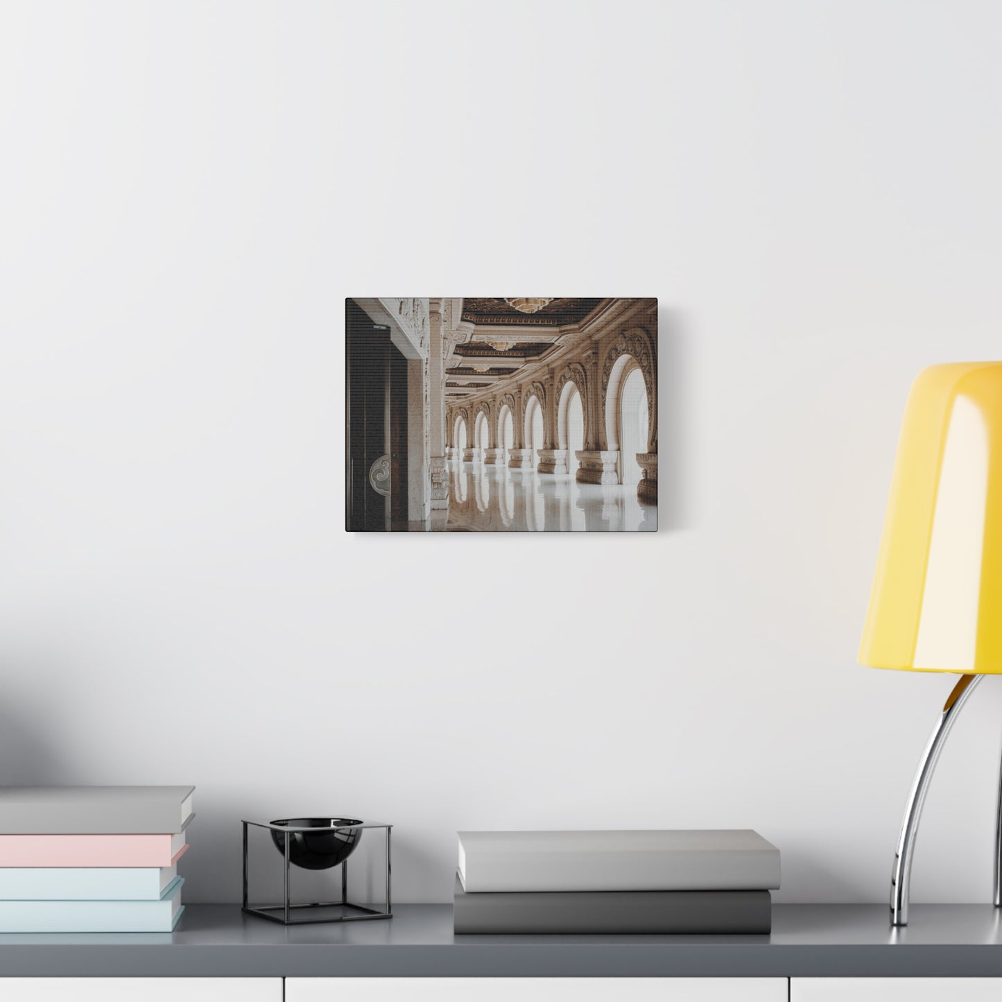 Elegant Stretched Canvas Art, Wall Decor, Home Decor, Living Room Art, Gallery Wall Piece, Statement Art, Architecture Decor