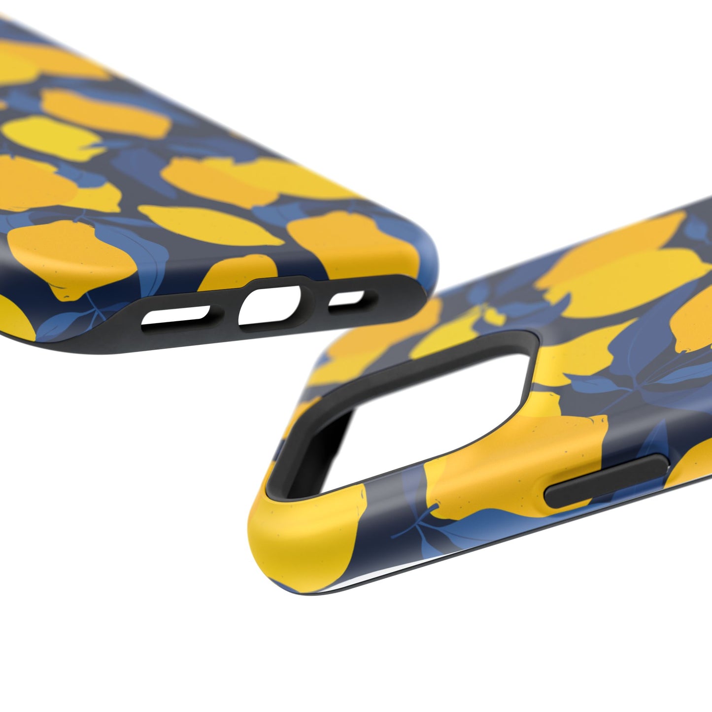 Bright Lemon Pattern Magnetic Tough Case - Vibrant Phone Protection