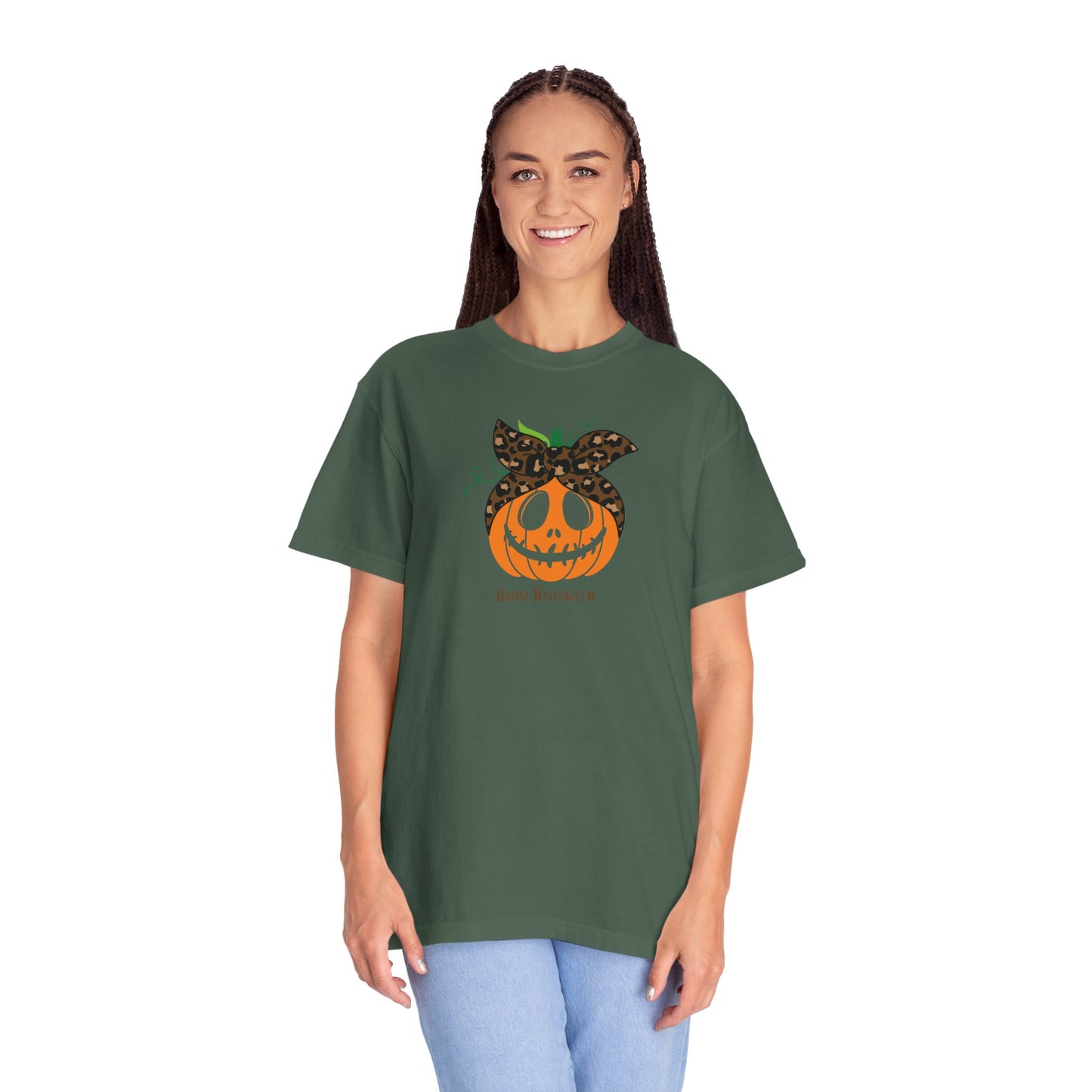 Happy Halloween Pumpkin T-Shirt, Fall Fashion Tee, Unisex Graphic Tee, Casual Halloween Apparel, Spooky Season Shirt, Halloween Gift