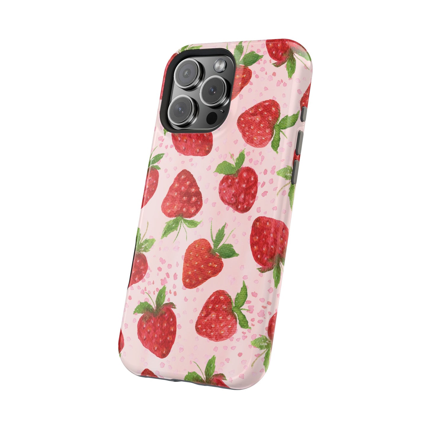 Strawberry Magnetic Phone Case - Durable & Stylish
