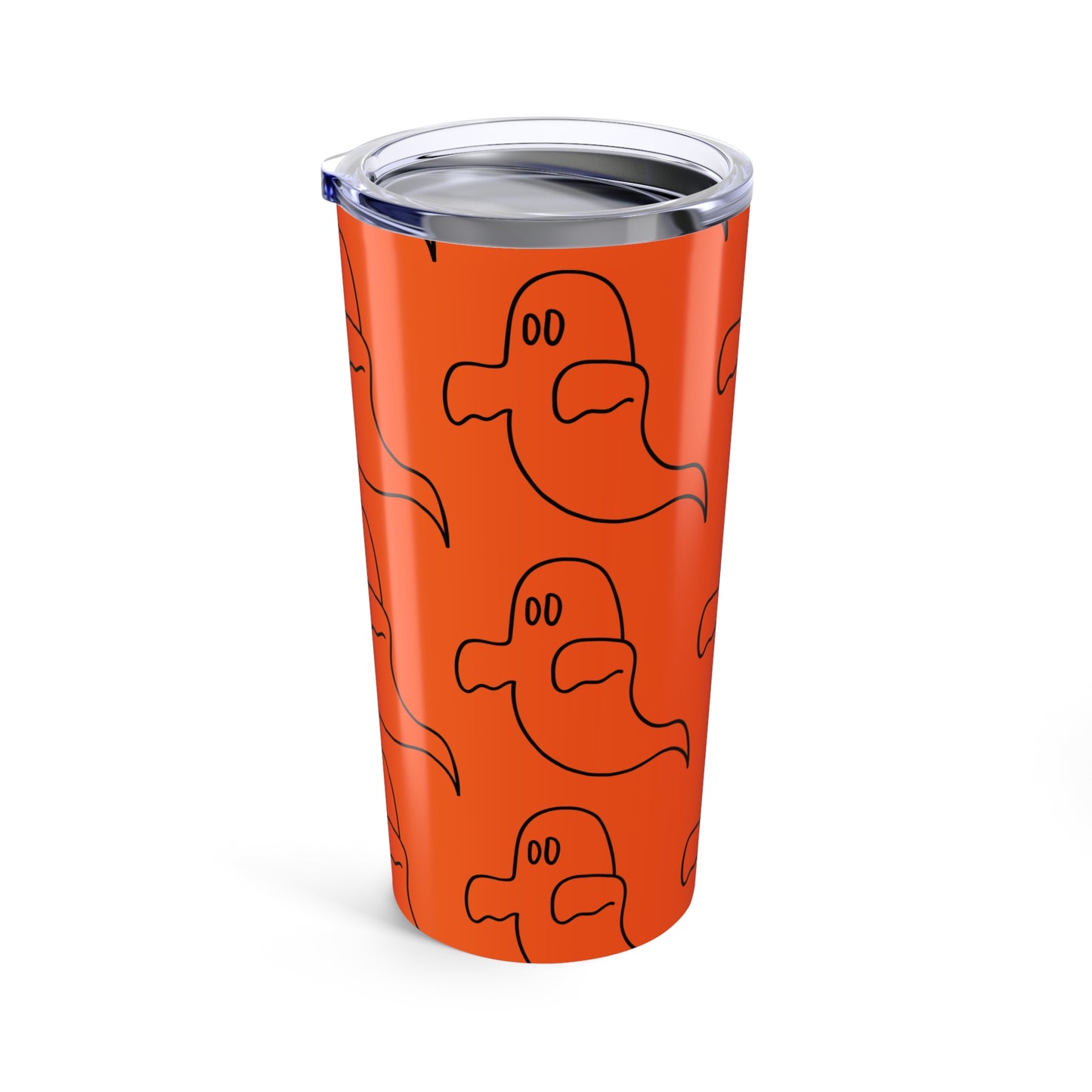 Halloween Ghost Tumbler, 20oz Stainless Steel Travel Mug, Spooky Drinkware, Fall Decor, Cute Ghosts Gift for Halloween, Trick or Treat