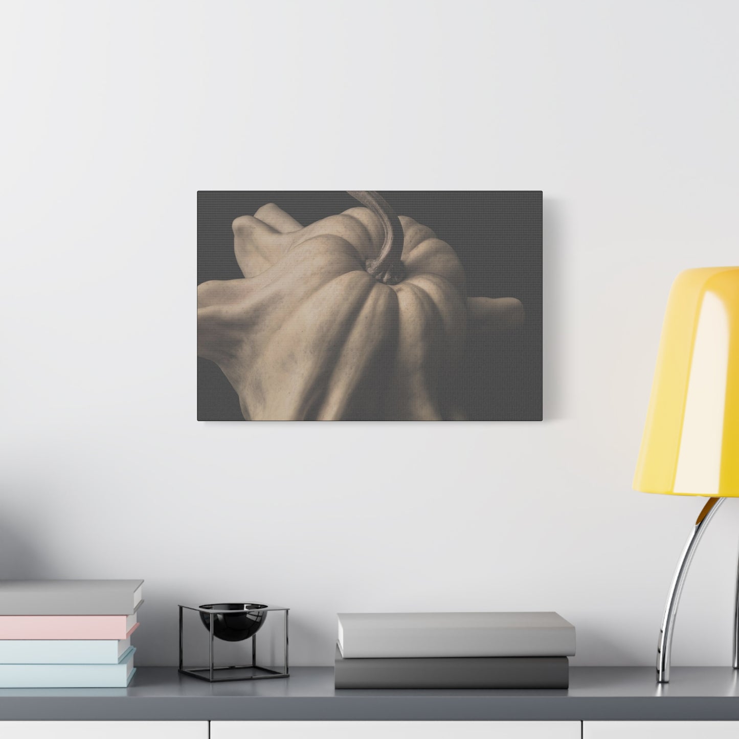 Elegant Pumpkin Canvas Art, Rustic Home Decor, Modern Wall Art, Fall Decor, Thanksgiving Gift, Autumn Vibes, Minimalist Design