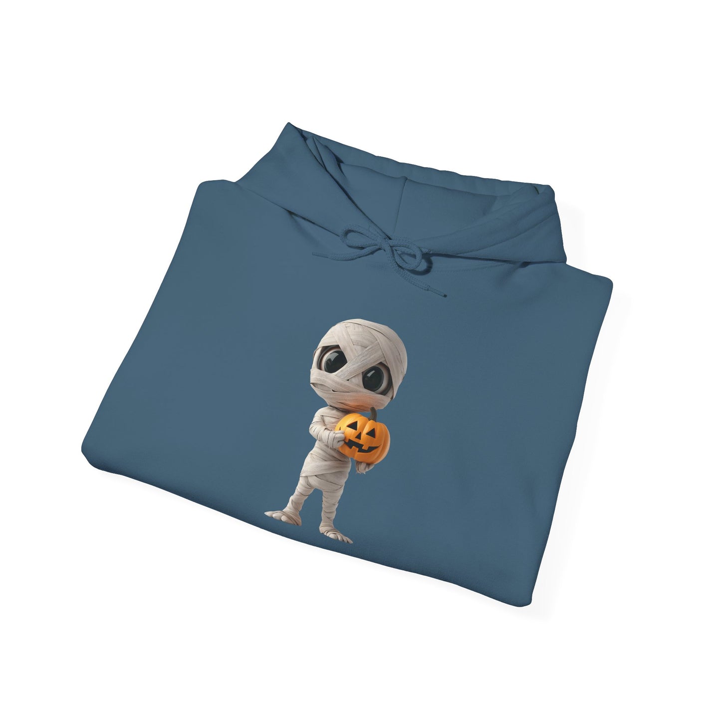 Halloween Mummy Pumpkin Sweatshirt | Unisex Cozy Hoodie for Fall Celebrations, Customizable Gift, Trick or Treat Wear, All-Season Comfort
