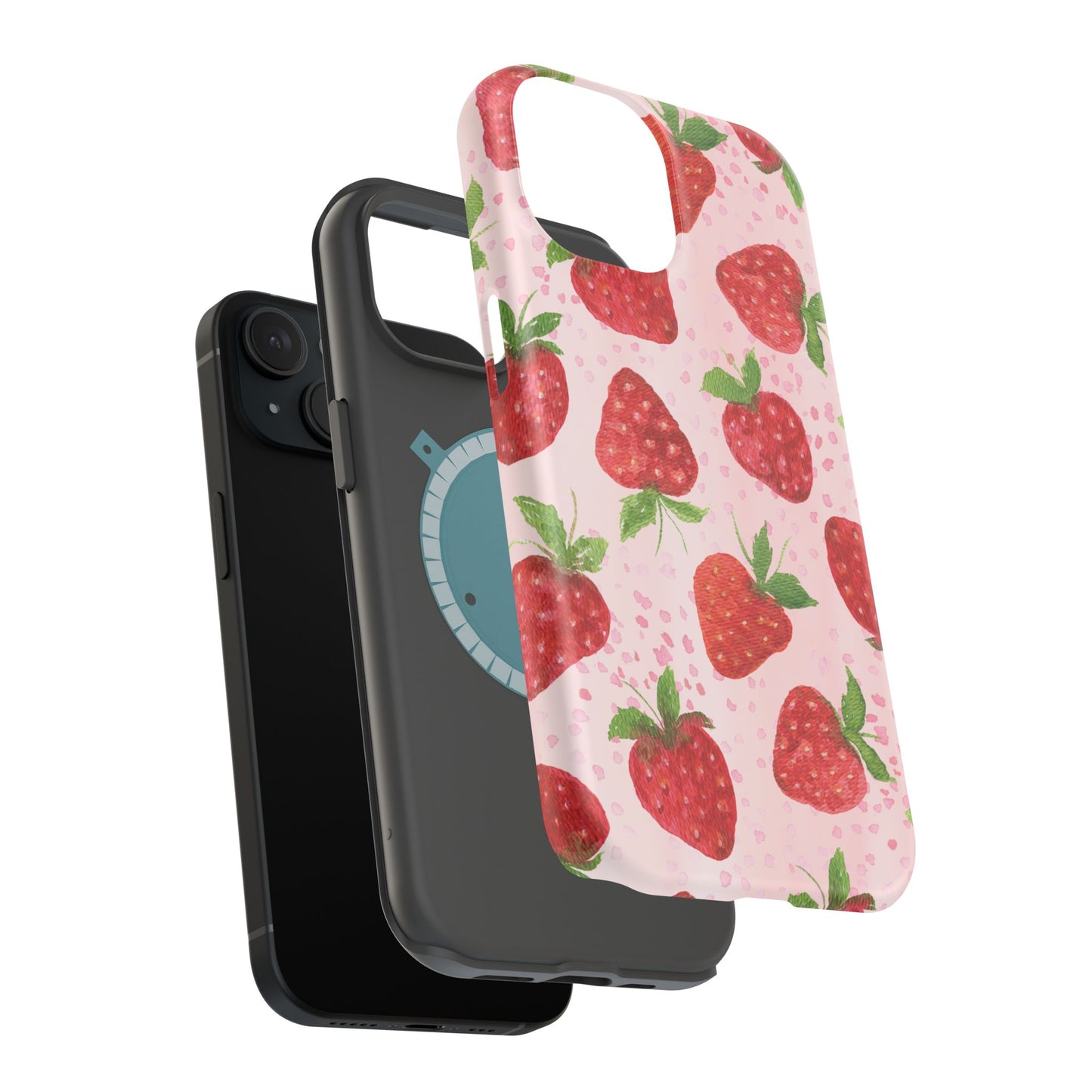 Strawberry Magnetic Phone Case - Durable & Stylish