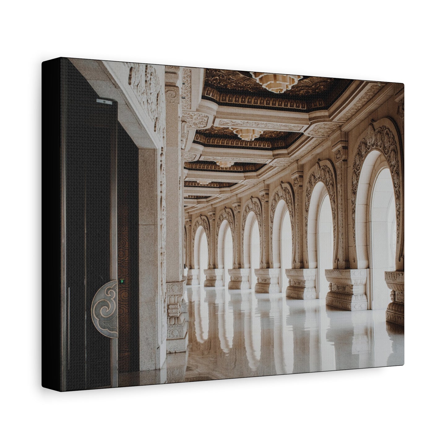 Elegant Stretched Canvas Art, Wall Decor, Home Decor, Living Room Art, Gallery Wall Piece, Statement Art, Architecture Decor