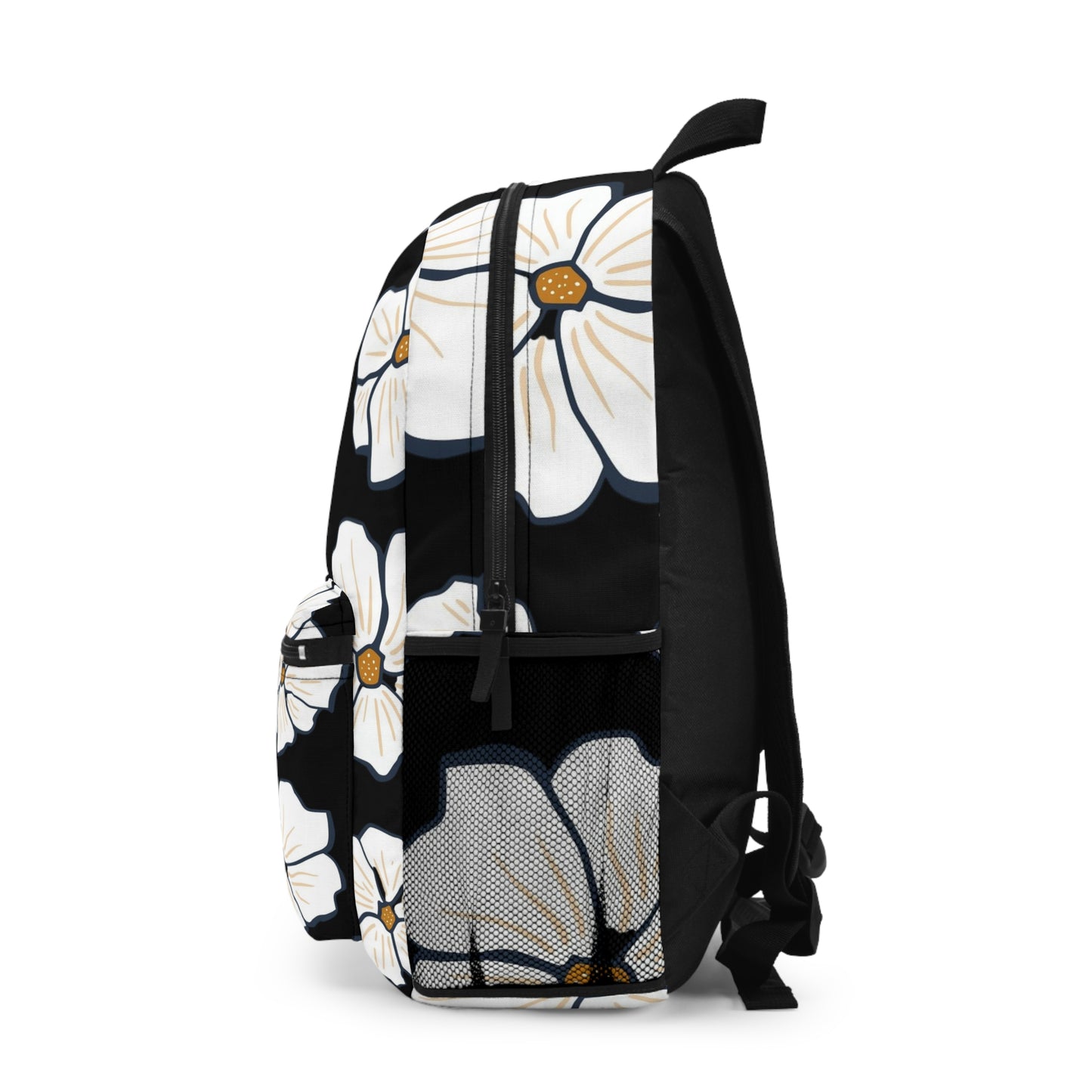 Floral Print Backpack, Stylish School Bag, Everyday Carry, Travel Accessory, Perfect Gift for Students and Nature Lovers