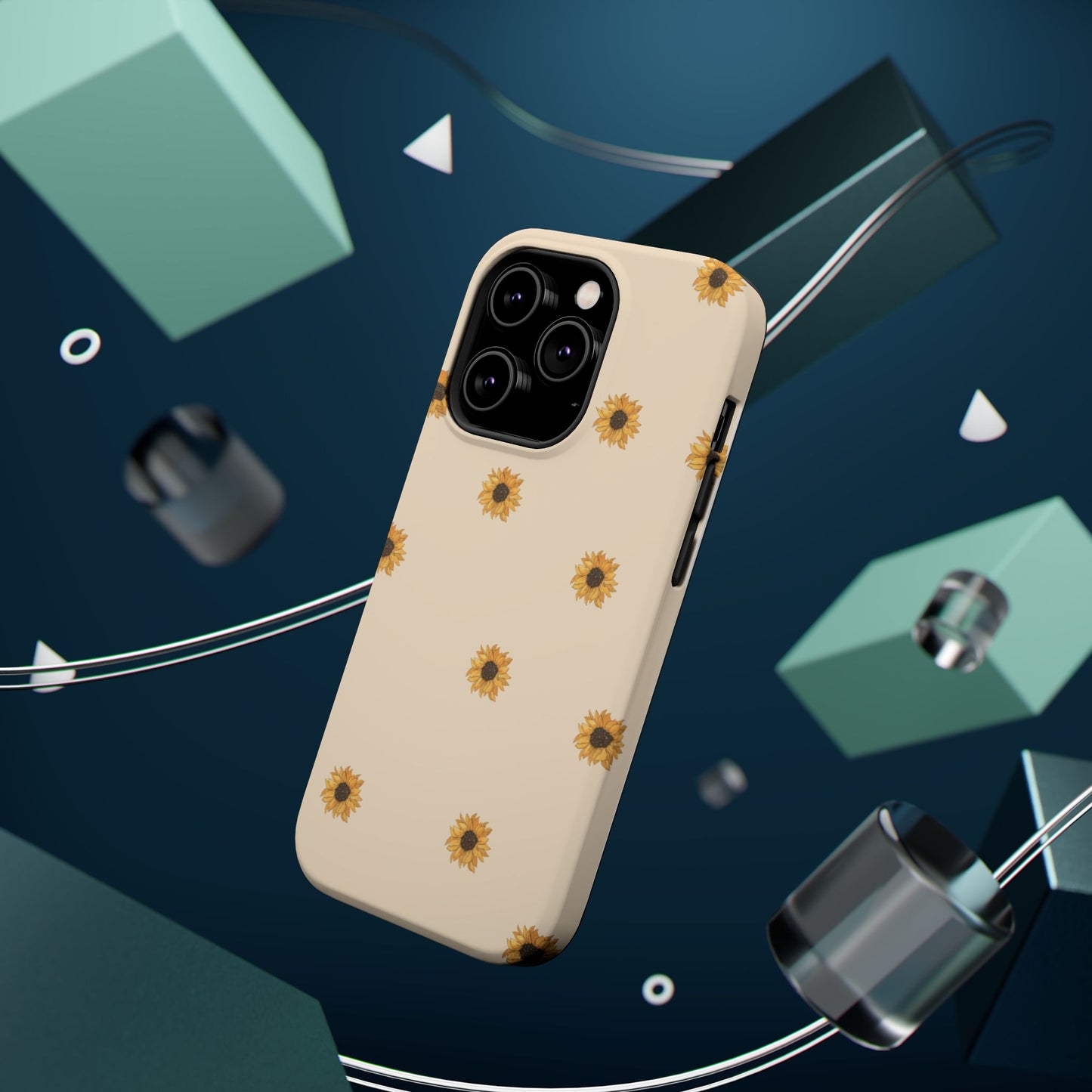 Sunflower Magnetic Tough Cases for Stylish Protection, Floral Phone Cases, Unique Gift for Her, Summer Vibes, Trendy Accessories,