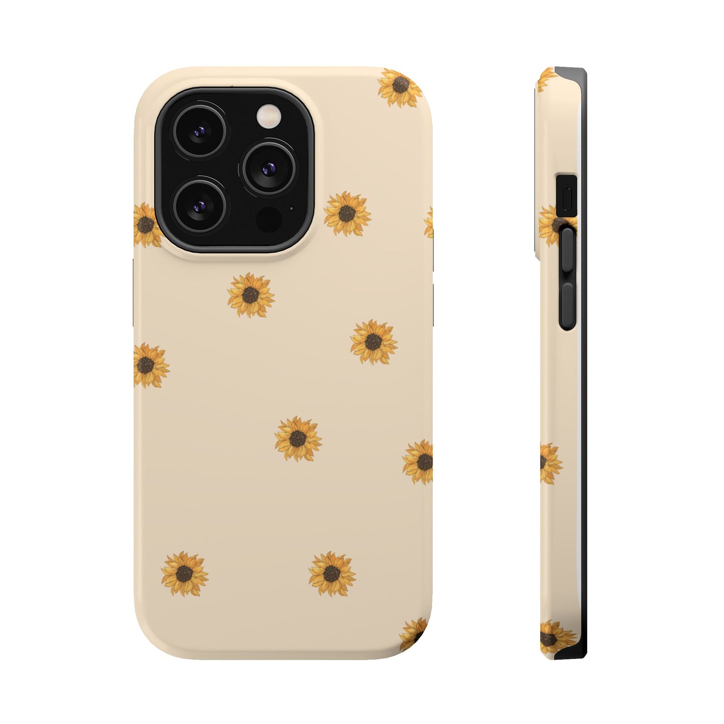 Sunflower Magnetic Tough Cases for Stylish Protection, Floral Phone Cases, Unique Gift for Her, Summer Vibes, Trendy Accessories,