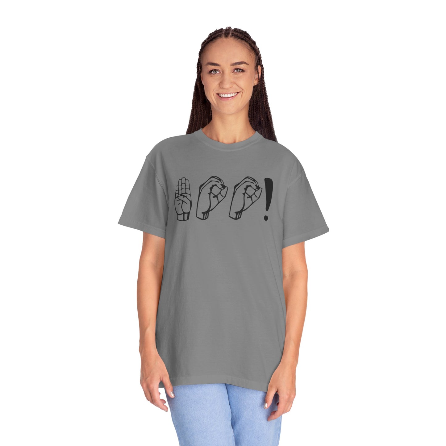 Boo! Unisex Hand Sign T-Shirt, Casual Wear, Gift for Friends, Birthday Gift, Cool Outfit, Fun Graphic Tee