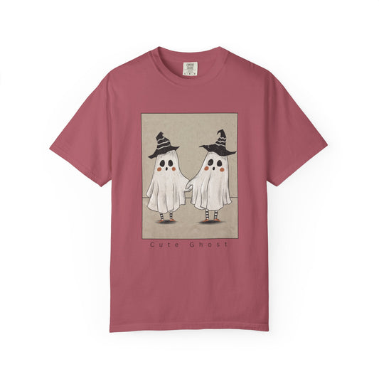 Spooky Ghosts Unisex T-Shirt, Halloween Shirt, Funny Fright Shirt, Ghost Humor Tee, Casual Halloween Apparel