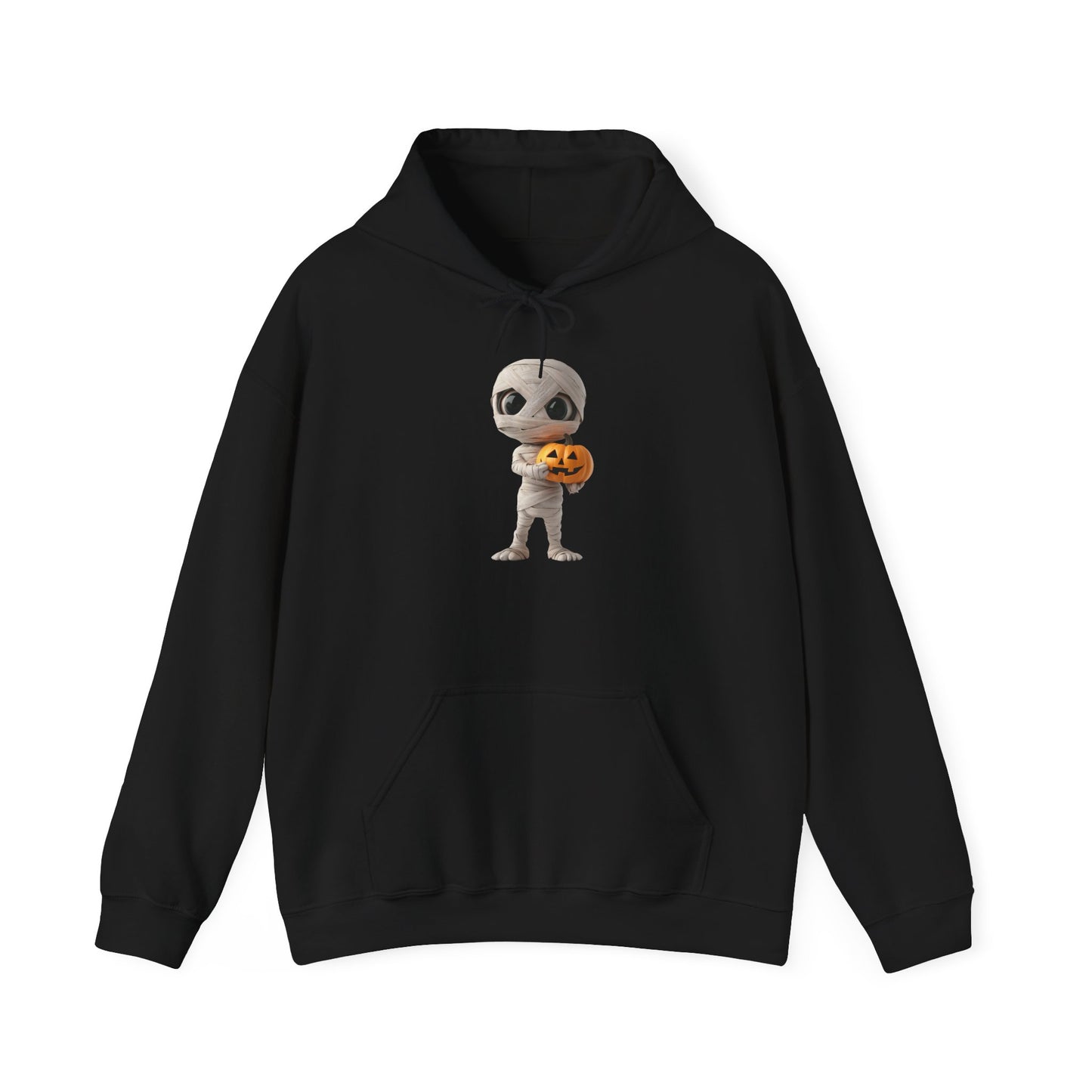 Halloween Mummy Pumpkin Sweatshirt | Unisex Cozy Hoodie for Fall Celebrations, Customizable Gift, Trick or Treat Wear, All-Season Comfort