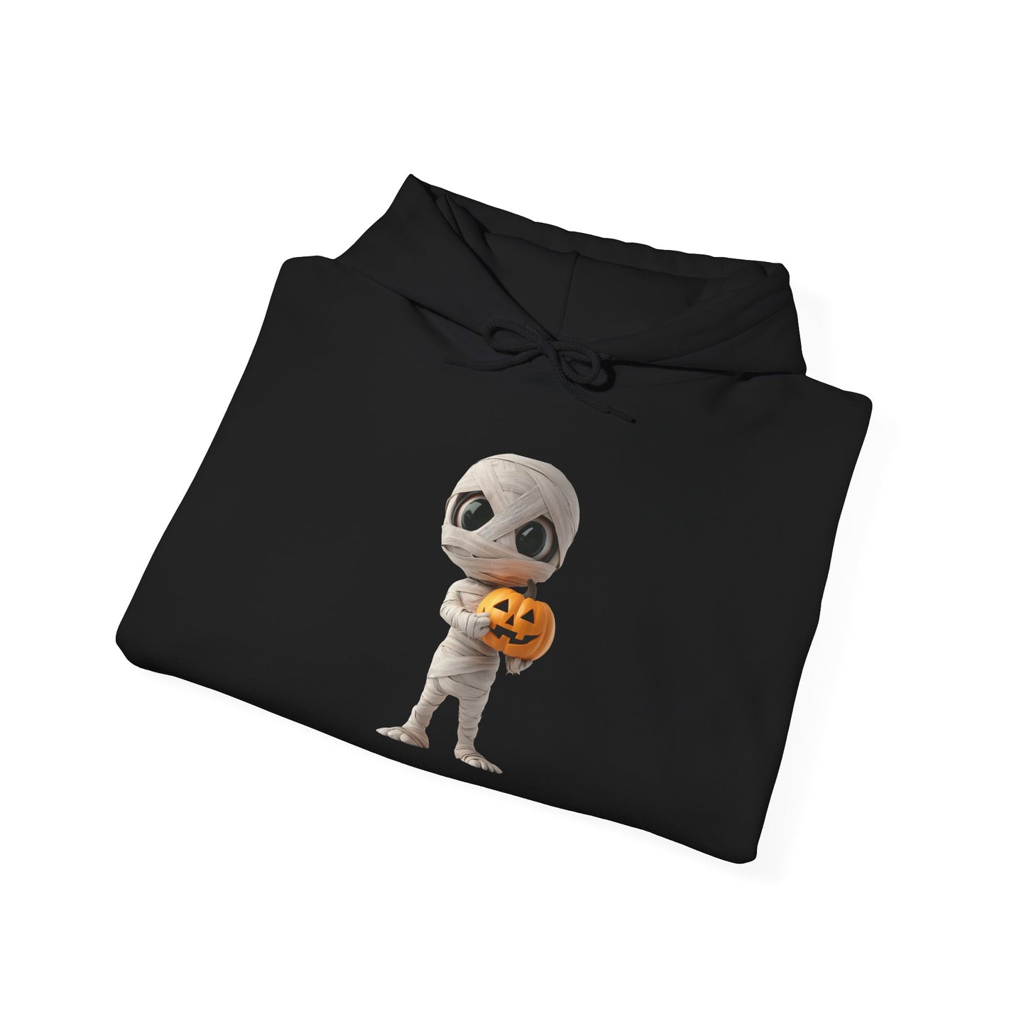 Halloween Mummy Pumpkin Sweatshirt | Unisex Cozy Hoodie for Fall Celebrations, Customizable Gift, Trick or Treat Wear, All-Season Comfort