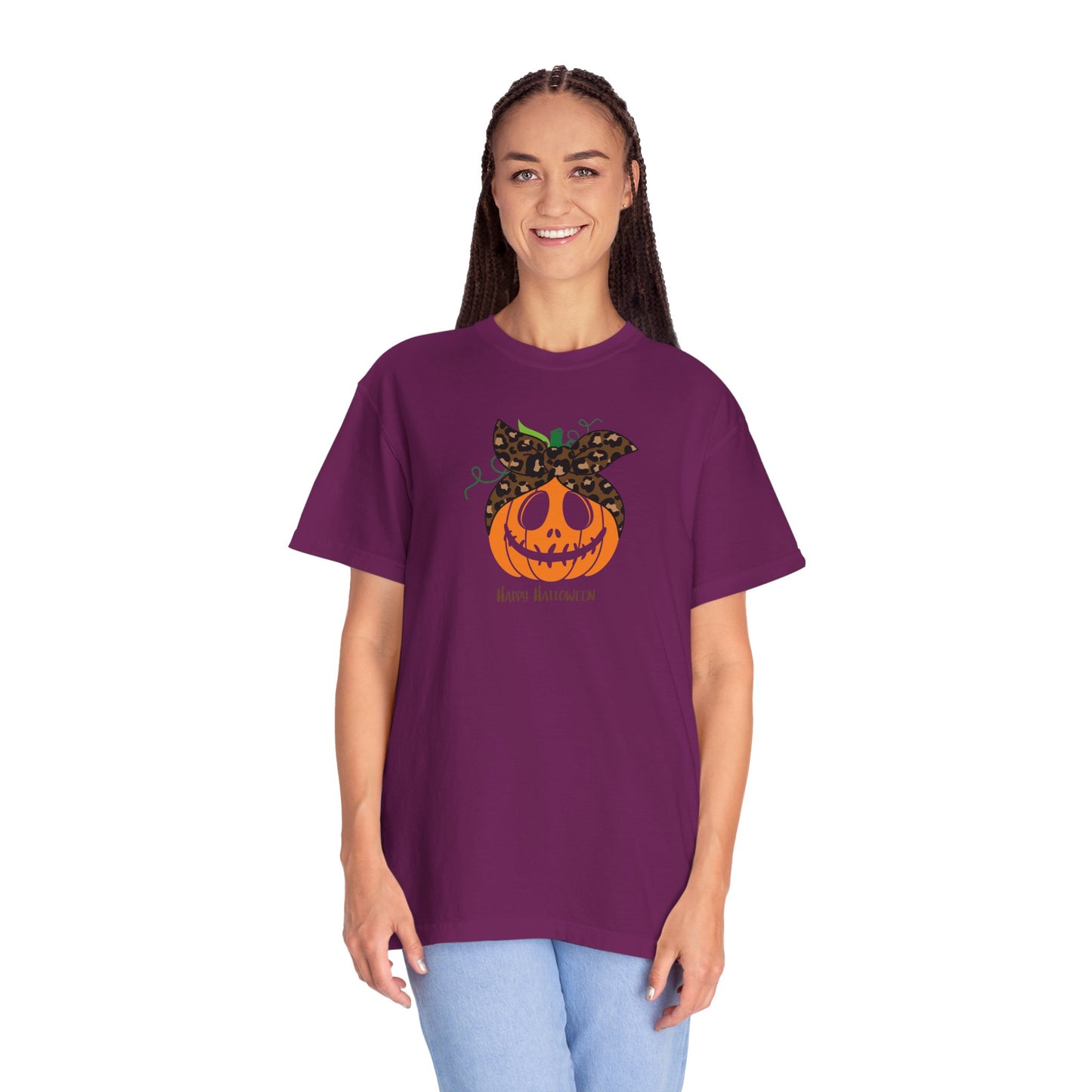 Happy Halloween Pumpkin T-Shirt, Fall Fashion Tee, Unisex Graphic Tee, Casual Halloween Apparel, Spooky Season Shirt, Halloween Gift