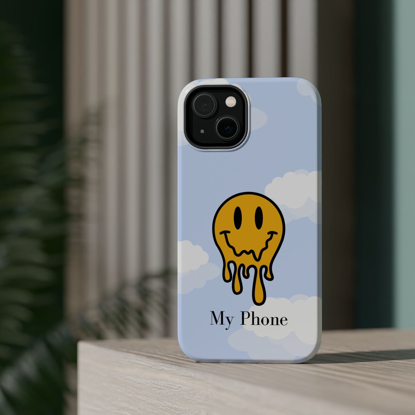 Drippy Smiley Magnetic Tough Case for iPhone - Personalized Phone Protection with Playful Design