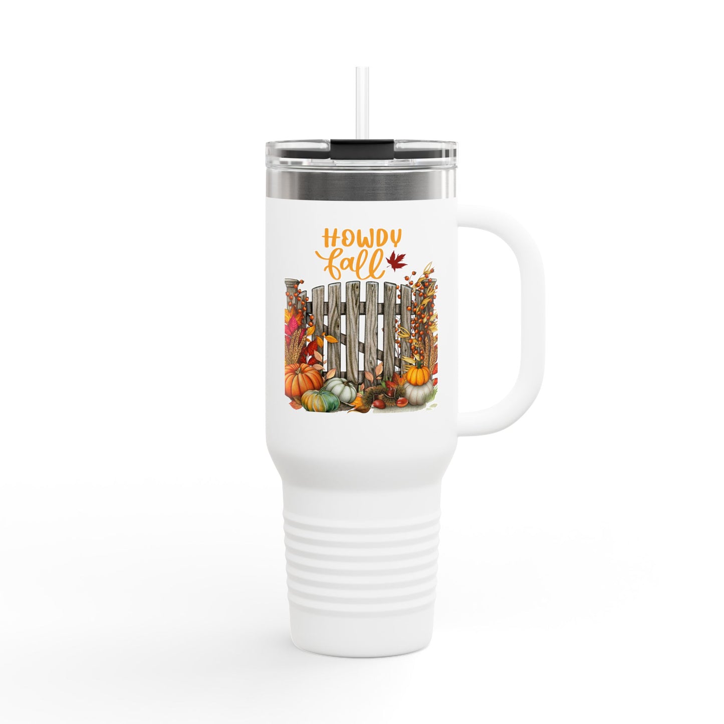 Fall-Themed Insulated Travel Mug, 40oz, Perfect for Autumn Adventures, Pumpkin Spice Lovers, and Seasonal Gifting, Great for Hot or [...]