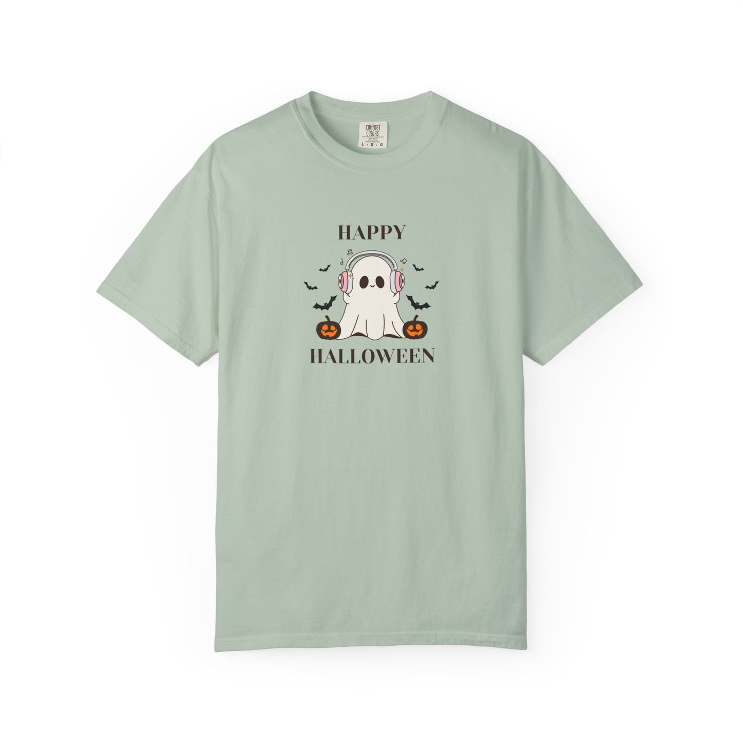 Happy Halloween Unisex T-shirt, Cozy Halloween Apparel, Spooky Season Shirt, Ghost T-shirt Gift, Fall Festival Clothing