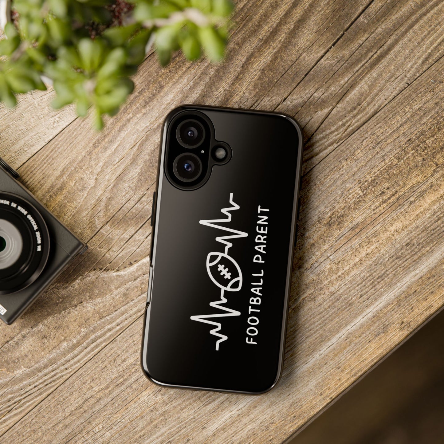 Football Parent Phone Case, Tough Phone Cover for Sports Moms, Unique Sports Gift, Customizable Football Accessory, Game Day Essential