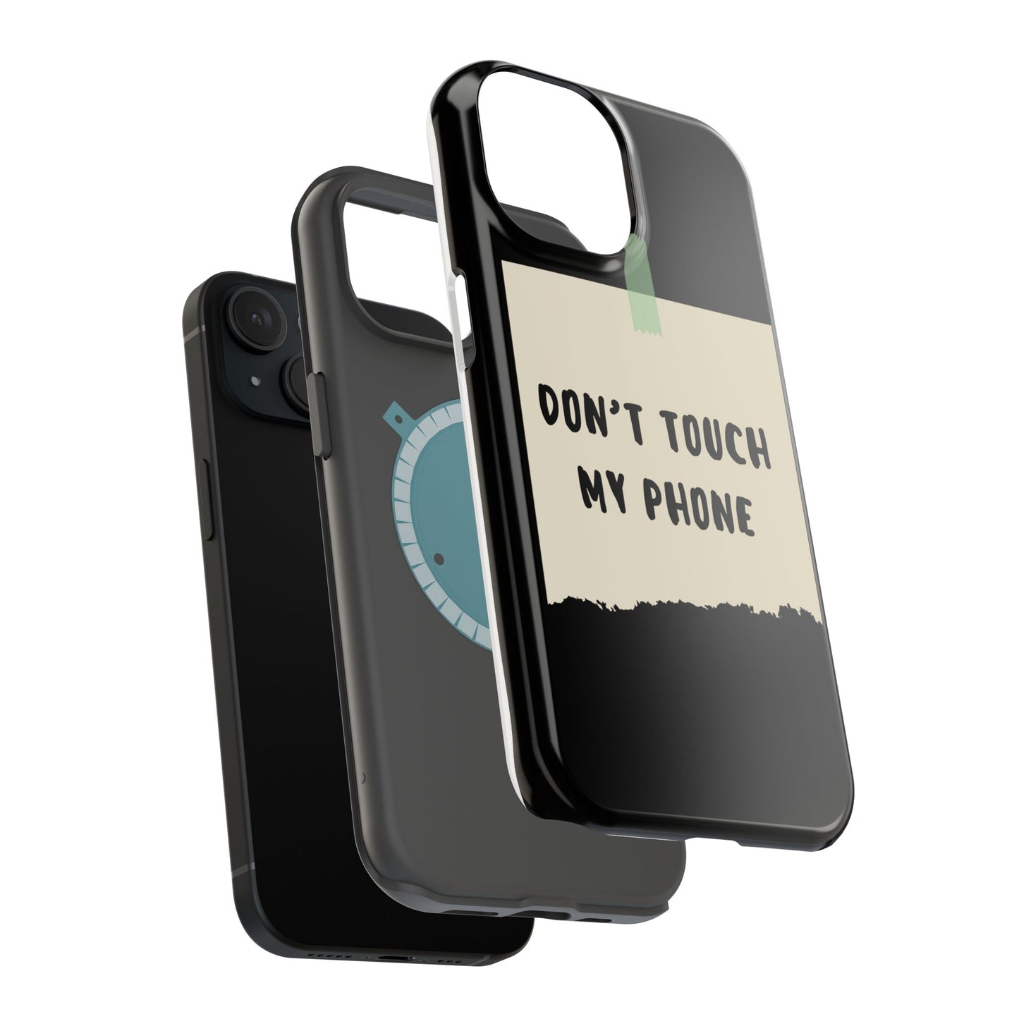 Funny Phone Case - Don't Touch My Phone Magnetic Tough Case
