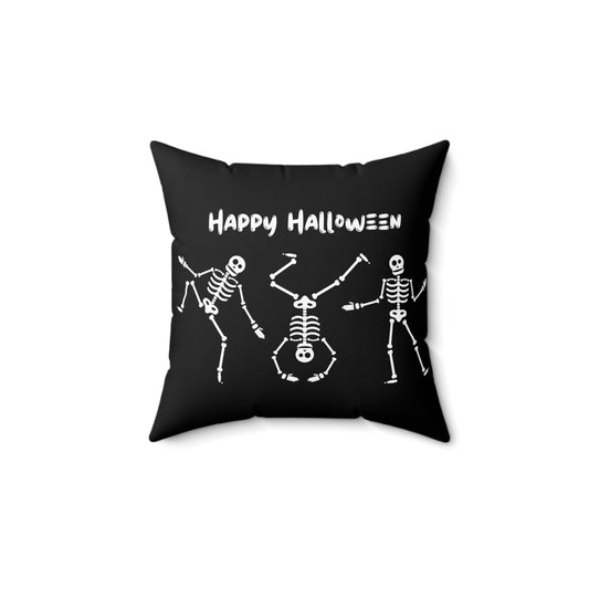 Halloween Skeleton Pillow, Spooky Home Decor, Seasonal Cushion, Fall Decorations, Halloween Gift Idea