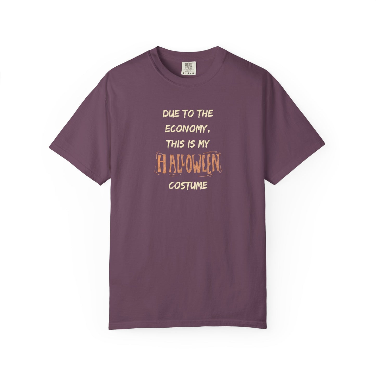 Humorous Halloween T-Shirt, Funny Costume Tee, Unisex Garment-Dyed Shirt, Casual Halloween Apparel, Gift for Halloween Celebrations