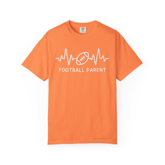 Football Parent T-Shirt - Unisex Garment-Dyed Tee, Perfect for Game Day, Father's Day, Family Gatherings, Sports Fans, Casual Wear