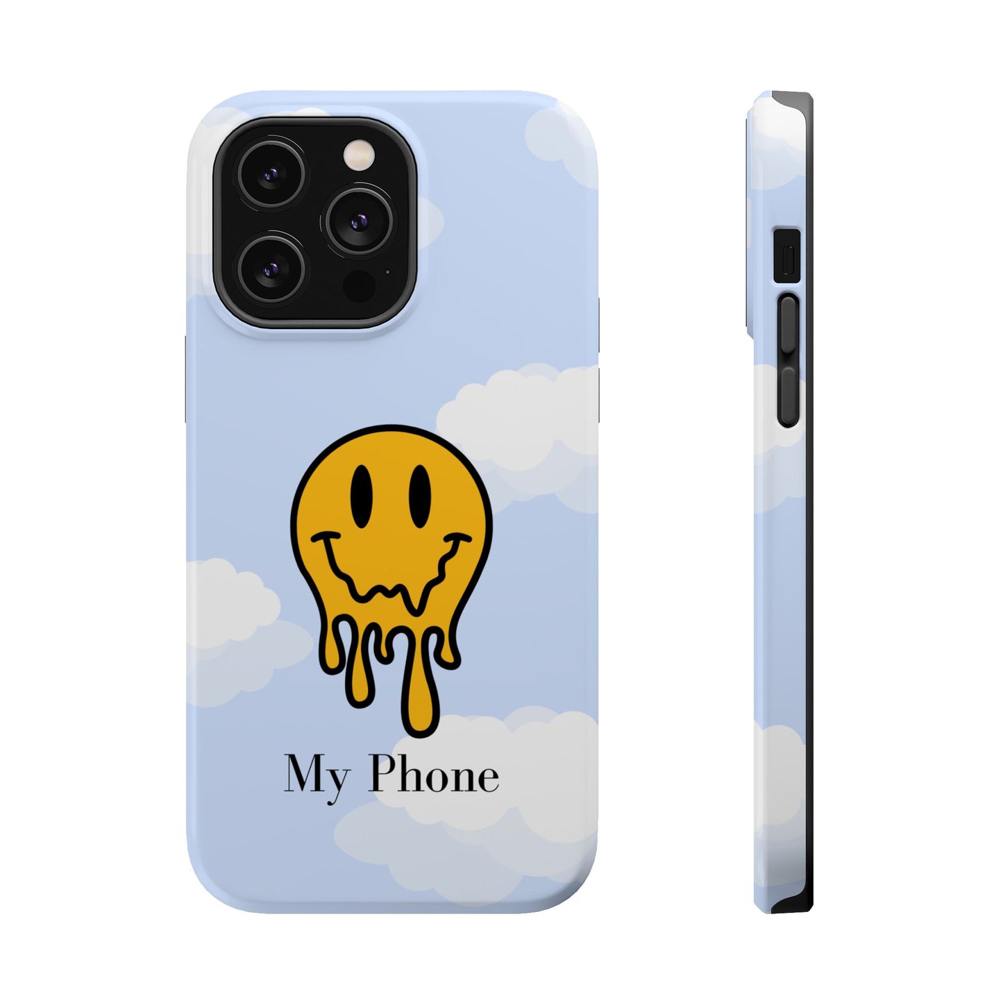 Drippy Smiley Magnetic Tough Case for iPhone - Personalized Phone Protection with Playful Design