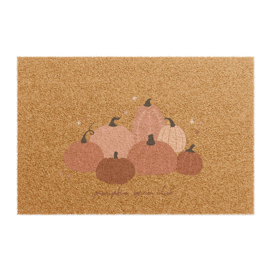 Autumn Pumpkin Doormat, Fall Entrance Mat, Cozy Home Decor, Seasonal Welcome Mat, Thanksgiving Gift, Harvest Doormat