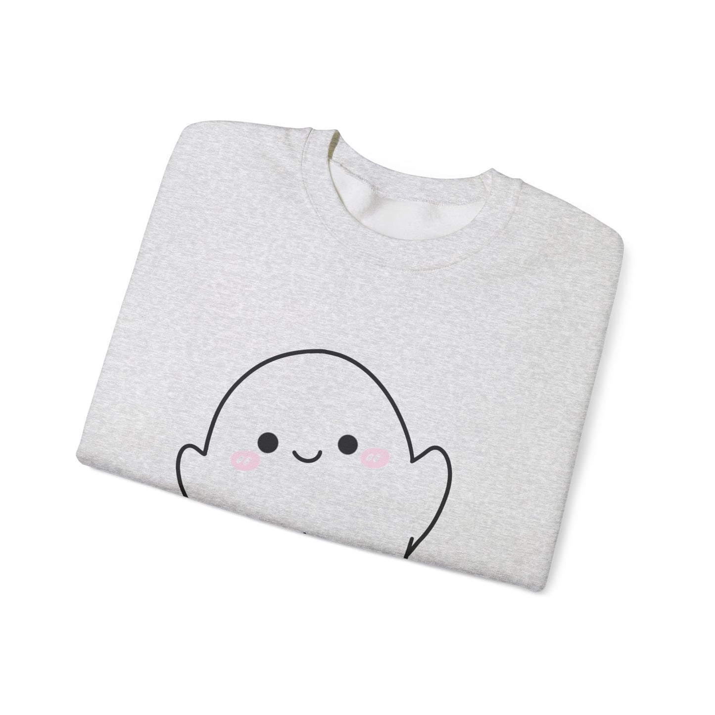Ghosty Unisex Crewneck Sweatshirt, Halloween Gift, Cozy Pullover, Fall Fashion, Spooky Season Sweatshirt, Casual Wear
