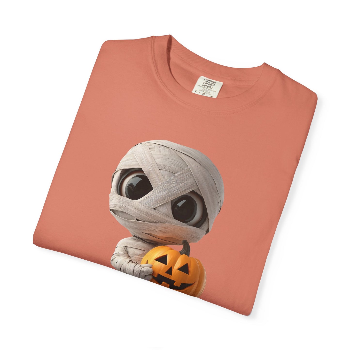 Halloween Mummy Pumpkin T-Shirt, Unisex Graphic Tee, Spooky Season Apparel, Halloween Costume Top, Fall Festival Shirt