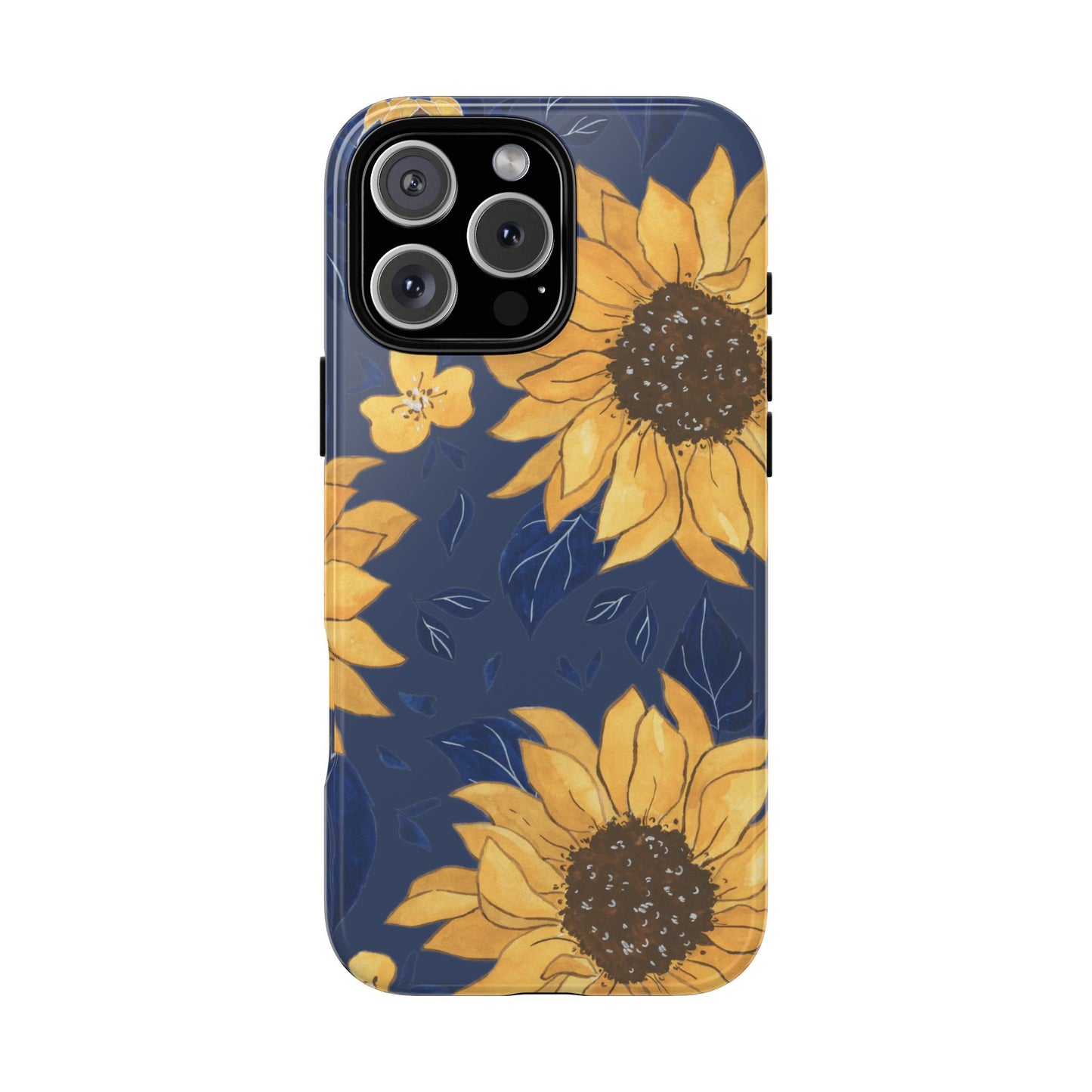 Vibrant Sunflower Phone Case, Floral Tough Cases, Gift for Flower Lovers, Spring Accessory, Birthday Present