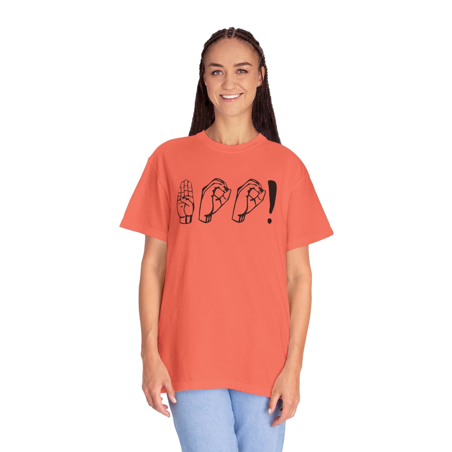Boo! Unisex Hand Sign T-Shirt, Casual Wear, Gift for Friends, Birthday Gift, Cool Outfit, Fun Graphic Tee