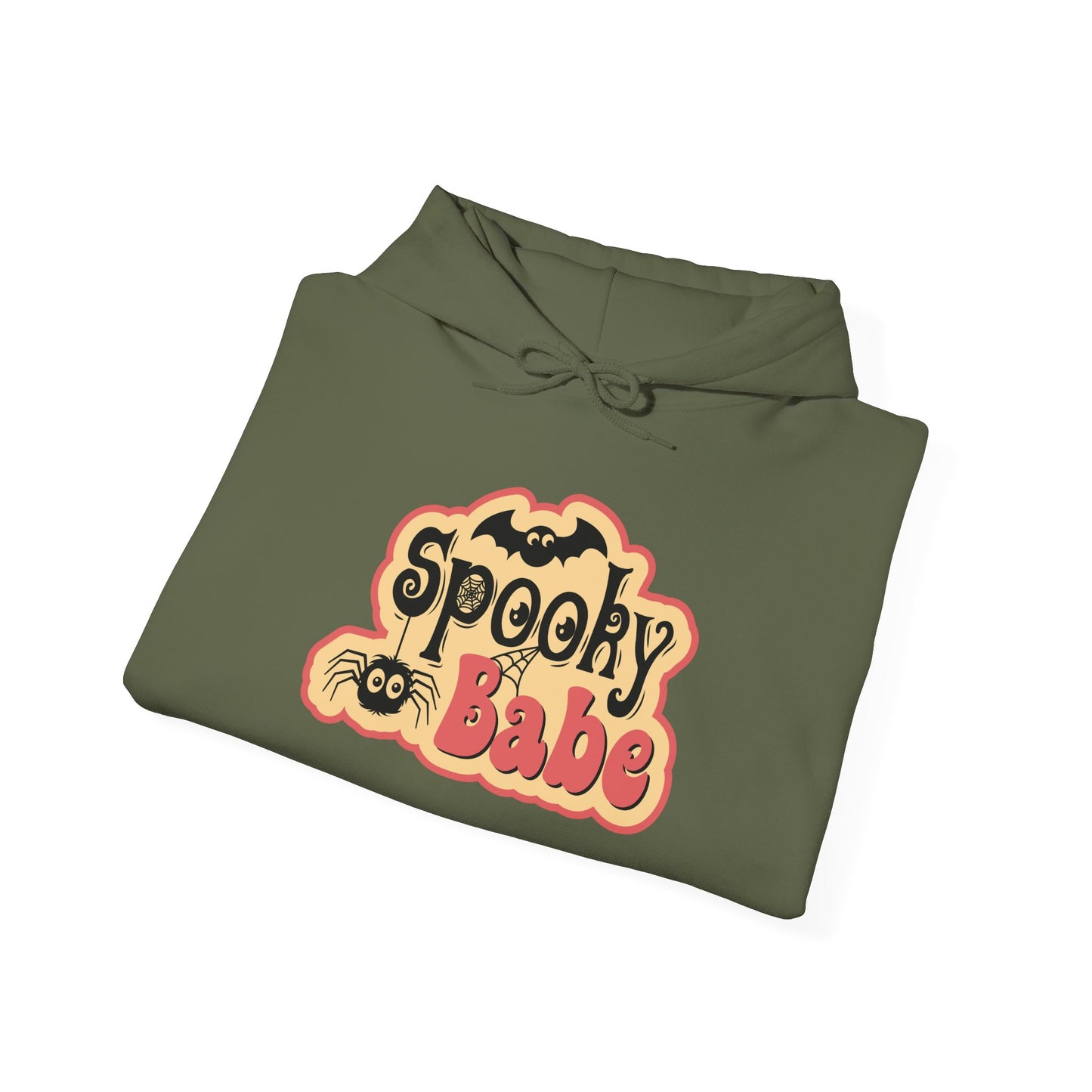 Spooky Babe Hoodie - Perfect for Halloween, Unisex Sweatshirt, Cozy Fall Wear, October Festivities, Cute Ghost Design