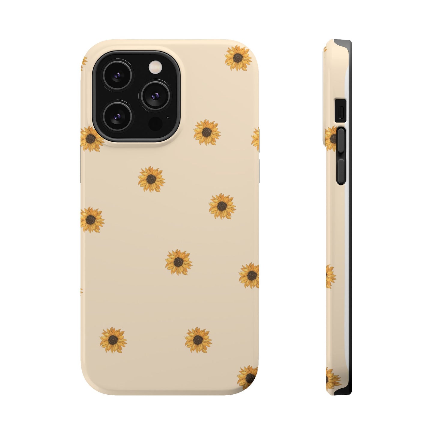 Sunflower Magnetic Tough Cases for Stylish Protection, Floral Phone Cases, Unique Gift for Her, Summer Vibes, Trendy Accessories,