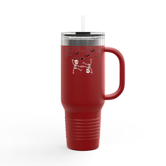 The Skeleton Party Insulated Travel Mug, 40oz