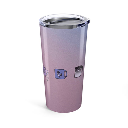 Colorful Cartoon Tumbler, Fun Travel Mug for On-the-Go, Unique Gift for Coffee Lovers, Cute Insulated Cup, Perfect for All Occasions