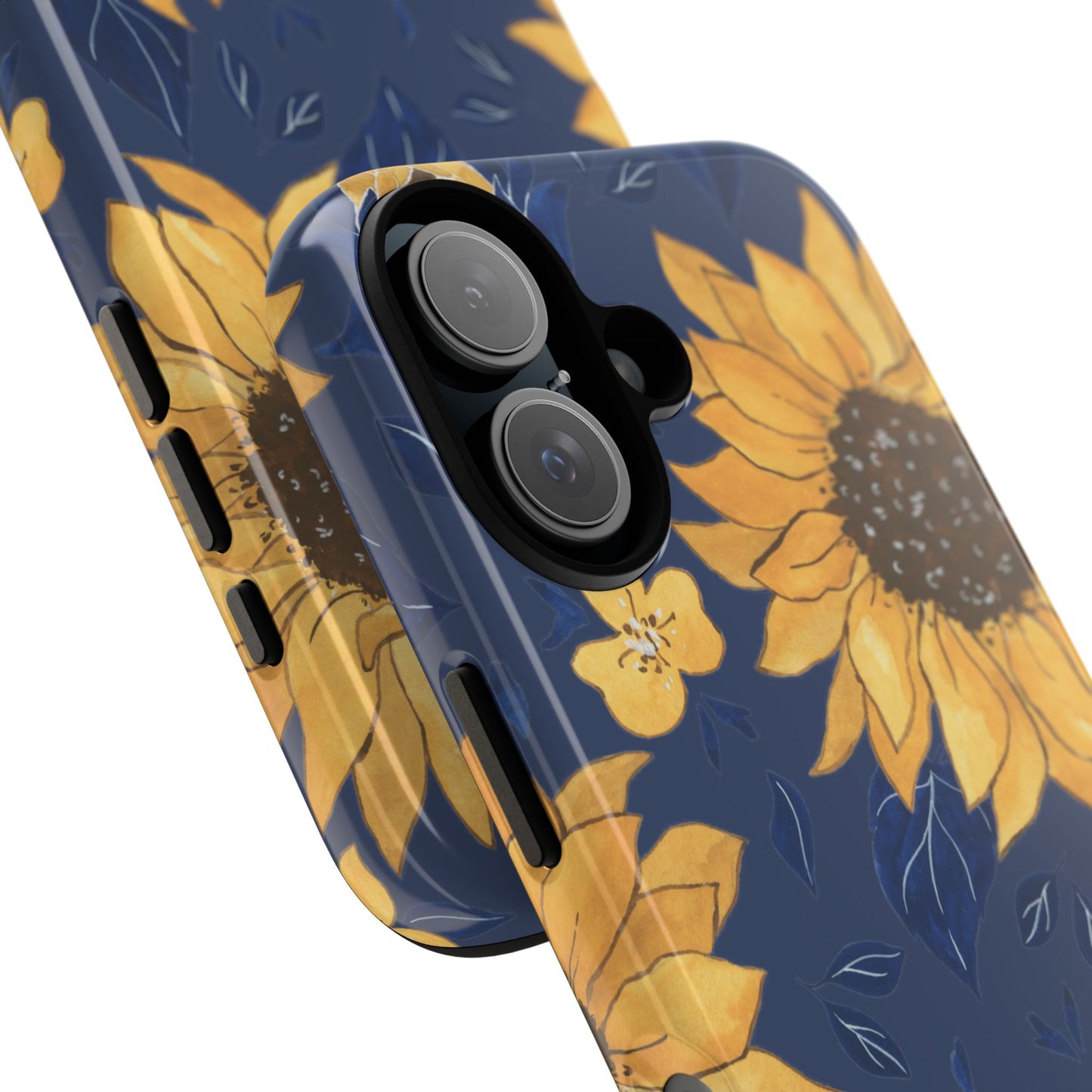 Vibrant Sunflower Phone Case, Floral Tough Cases, Gift for Flower Lovers, Spring Accessory, Birthday Present