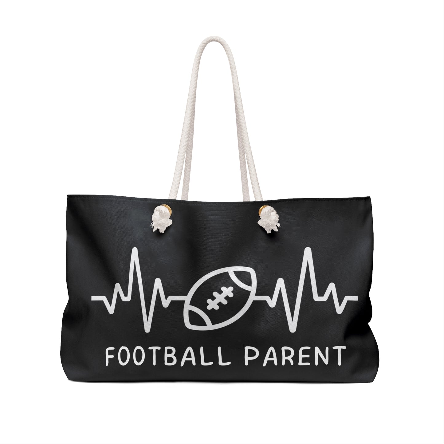 Football Parent Weekender Bag, Perfect for Game Day, Sports Travel, Football Gifts, Athletic Parent Tote, Sports Fan Gear